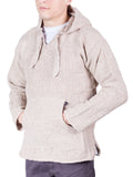 Knockout Mens Poncho - White