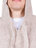 Knockout Mens Poncho - White
