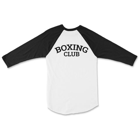 Boxing Club Graphic Baseball Tee - Black