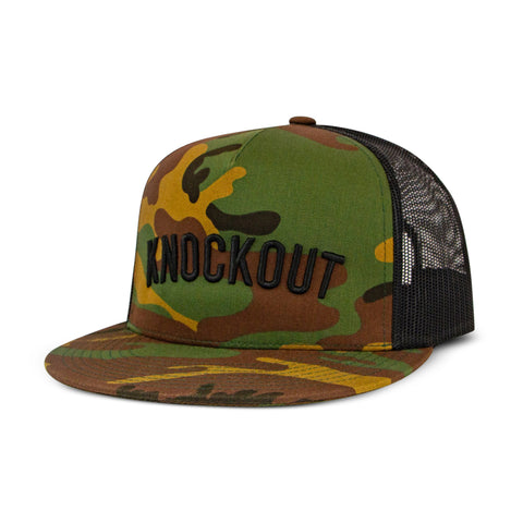 Knockout Trucker Hat - Camo