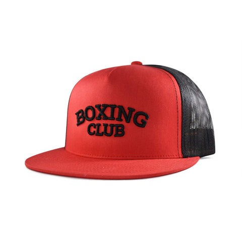 Boxing Club Trucker Hat - Red/Black